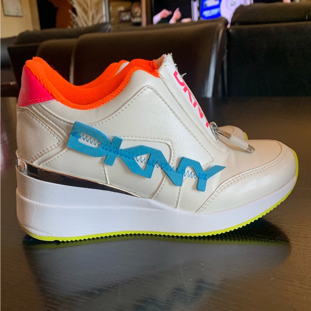 Donna Karen platform sneakers